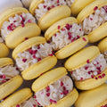 Vanilla ganache recipe with FREE raspberry confit By Love N Macarons.