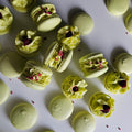 RECIPE Pistachio-Raspberry Ganache with FREE Raspberry Confit Recipe