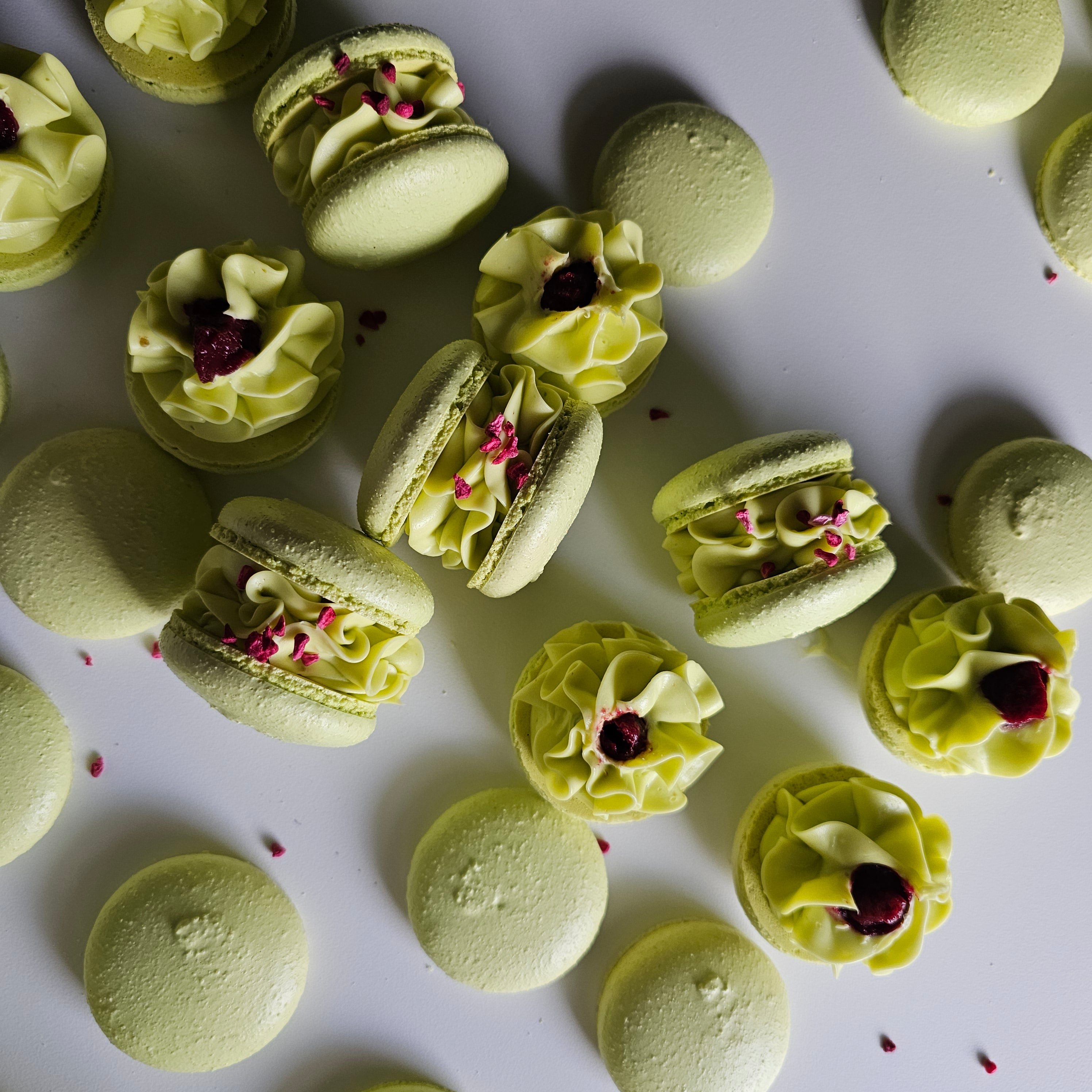 RECIPE Pistachio-Raspberry Ganache with FREE Raspberry Confit Recipe